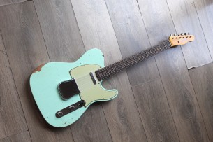 FENDER "Custom Limited 1961 Telecaster Relic Fade Aged Surf Green" HARDCASE, LIMITED