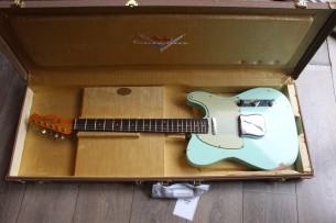 FENDER "Custom Limited 1961 Telecaster Relic Fade Aged Surf Green" HARDCASE, LIMITED