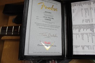 FENDER "Custom Limited 1961 Telecaster Relic Fade Aged Surf Green" HARDCASE, LIMITED