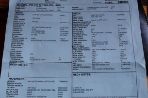 FENDER "Limited Edition '53 Telecaster Journeyman Relic, Aged Nocaster Blonde" HARDCASE