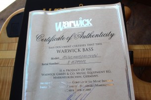 WARWICK "Streamer Stage I - Handcrafted in Germany 2012" HARDCASE, 4, 03 KG