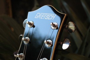 GRETSCH "G2622T Streamline Center Block Double-Cut with Bigsby, Laurel Fingerboard, Broad’Tron BT-3S Pickups, Steel Olive"