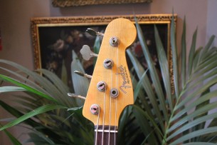 FENDER "Custom Shop Limited Edition '59 Precision Bass, Journeyman Relic, Natural Blonde" HARDCASE, 4, 1 KG