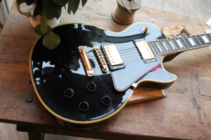 GIBSON "Custom Shop 1957 Les Paul Custom Reissue Black Beauty 2010" HARDCASE & PAPERS, 4, 7 KG