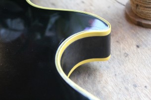 GIBSON "Custom Shop 1957 Les Paul Custom Reissue Black Beauty 2010" HARDCASE & PAPERS, 4, 7 KG