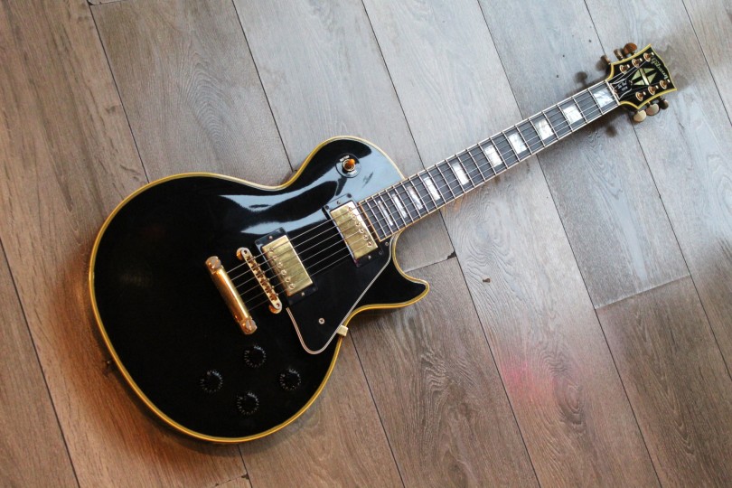 GIBSON "Custom Shop 1957 Les Paul Custom Reissue Black Beauty 2010" HARDCASE & PAPERS, 4, 7 KG