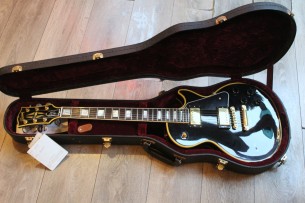 GIBSON "Custom Shop 1957 Les Paul Custom Reissue Black Beauty 2010" HARDCASE & PAPERS, 4, 7 KG