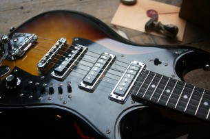 HAGSTROM "Retroescape H-III Three Tone Sunburst" SOFT CASE