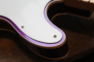 Fender "Custom Shop Limited Edition Reverse Tomatillo Telecaster Custom Journeyman, Faded Purple Metallic" HARDCASE, 3, 2 KG