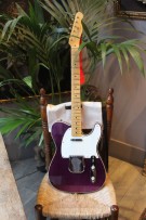Fender "Custom Shop Limited Edition Reverse Tomatillo Telecaster Custom Journeyman, Faded Purple Metallic" HARDCASE, 3, 2 KG