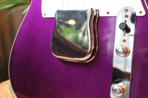 Fender "Custom Shop Limited Edition Reverse Tomatillo Telecaster Custom Journeyman, Faded Purple Metallic" HARDCASE, 3, 2 KG
