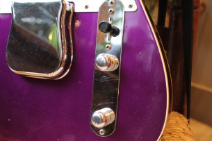 Fender "Custom Shop Limited Edition Reverse Tomatillo Telecaster Custom Journeyman, Faded Purple Metallic" HARDCASE, 3, 2 KG