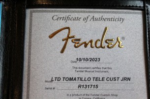 Fender "Custom Shop Limited Edition Reverse Tomatillo Telecaster Custom Journeyman, Faded Purple Metallic" HARDCASE, 3, 2 KG