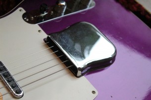 Fender "Custom Shop Limited Edition Reverse Tomatillo Telecaster Custom Journeyman, Faded Purple Metallic" HARDCASE, 3, 2 KG