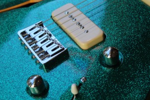 Chapman "ML3 Pro Tradition P-90 Aventurine Semi Hollow Green Sparkle"