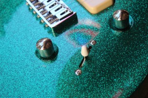 Chapman "ML3 Pro Tradition P-90 Aventurine Semi Hollow Green Sparkle"