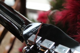 DANELECTRO "Baritone Dolphin Red Burst" 3, 11 KG