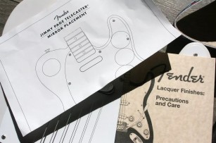 FENDER "Jimmy Page Mirror Telecaster" HARDCASE, PAPERS, 3, 38 KG