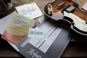 HOFNER "Violin Bass - Vintage ' 62" HARDCASE