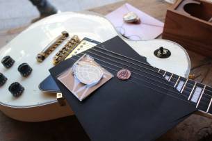 VEGARELICS "Les Paul Custom Vintage White" HARDCASE, 4, 00 KG