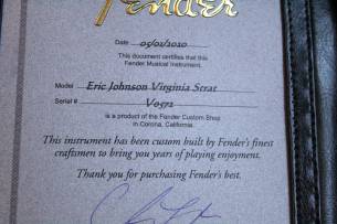 FENDER "Eric Johnson "Virginia" Strat" HARDCASE, 3, 47 KG