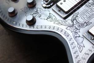 GRECO GZMF500, Metal Front, Back in Black by ZEMAITIS, HARDCASE, 4, 05 KG