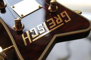 GRETSCH G6134TGQM-59 Limited Edition Quilt Classic Penguin with Bigsby, Ebony Fingerboard, Forge Glow