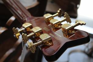 GRETSCH G6134TGQM-59 Limited Edition Quilt Classic Penguin with Bigsby, Ebony Fingerboard, Forge Glow