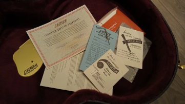 GRETSCH G6136-1958 Stephen Stills Signature White Falcon with Bigsby, Ebony Fingerboard HARDCASE