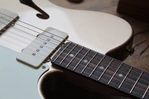 SQUIER Limited Paranormal Cabronita Telecaster Thinline, Matched Head, Shorelin Gold 2, 60 KG