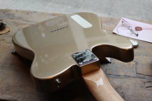SQUIER Limited Paranormal Cabronita Telecaster Thinline, Matched Head, Shorelin Gold 2, 60 KG