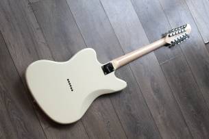 SQUIER Paranormal Jazzmaster XII, Laurel Fingerboard, Tortoiseshell Pickguard, Olympic White