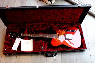 FENDER Limited Edition Raphael Saadiq Telecaster, Rosewood Fingerboard, Dark Metallic Red, HARDCASE, 3, 62 KG