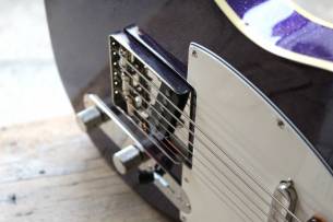 SQUIER Classic Vibe Baritone Custom Telecaster, Laurel Fingerboard, Parchment Pickguard, Purple Sparkle, 3, 27 KG