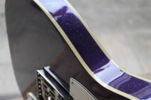 SQUIER Classic Vibe Baritone Custom Telecaster, Laurel Fingerboard, Parchment Pickguard, Purple Sparkle, 3, 27 KG