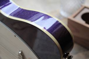 SQUIER Classic Vibe Baritone Custom Telecaster, Laurel Fingerboard, Parchment Pickguard, Purple Sparkle, 3, 27 KG