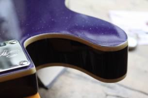 SQUIER Classic Vibe Baritone Custom Telecaster, Laurel Fingerboard, Parchment Pickguard, Purple Sparkle, 3, 27 KG