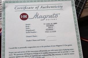 MAGNETO U-ONE Series | Sonnet Modern US-2300, See Thru Red Quilt, GIGBAG, 3, 63 KG