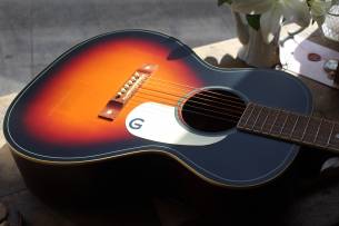 GRETSCH Jim Dandy Concert, Walnut Fingerboard, White Pickguard, Rex Burst