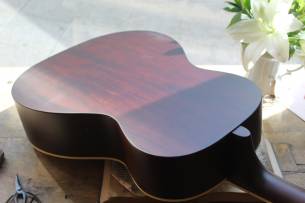 GRETSCH Jim Dandy Concert, Walnut Fingerboard, White Pickguard, Rex Burst