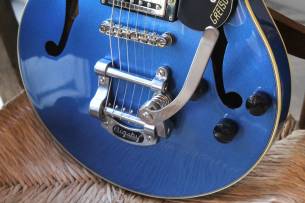 GRETSCH G2622T Streamliner with Bigsby, Laurel Fingerboard, Broad’Tron BT-3S Pickups, Dark Denim, HARDCASE, 2, 70 KG