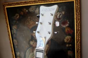 GRETSCH G7593T Billy Duffy Signature Falcon, Bigsby, Ebony Fingerboard, White, Lacquer, HARDCASE, 2, 88 KG