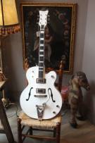 GRETSCH G7593T Billy Duffy Signature Falcon, Bigsby, Ebony Fingerboard, White, Lacquer, HARDCASE, 2, 88 KG