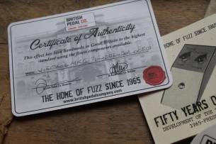 British Pedal Company Tone Bender Professional MkII OC81D Vintage Series Fuzz