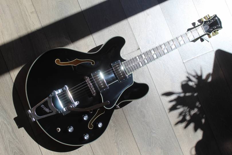 EASTMAN T486B Bigsby Black Custom, Hardcase, 4, 07 KG