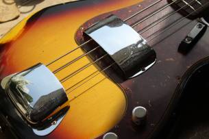 FENDER Custom Shop 1964 Precision Bass Relic Bleached 3-Tone Sunburst, HARDCASE, PAPERS, 4, 10 KG