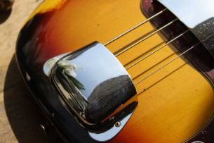 FENDER Custom Shop 1964 Precision Bass Relic Bleached 3-Tone Sunburst, HARDCASE, PAPERS, 4, 10 KG