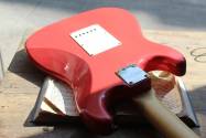 FENDER Custom Shop '63 Strat Journeyman Fade Aged Fiesta Red, HARDCASE