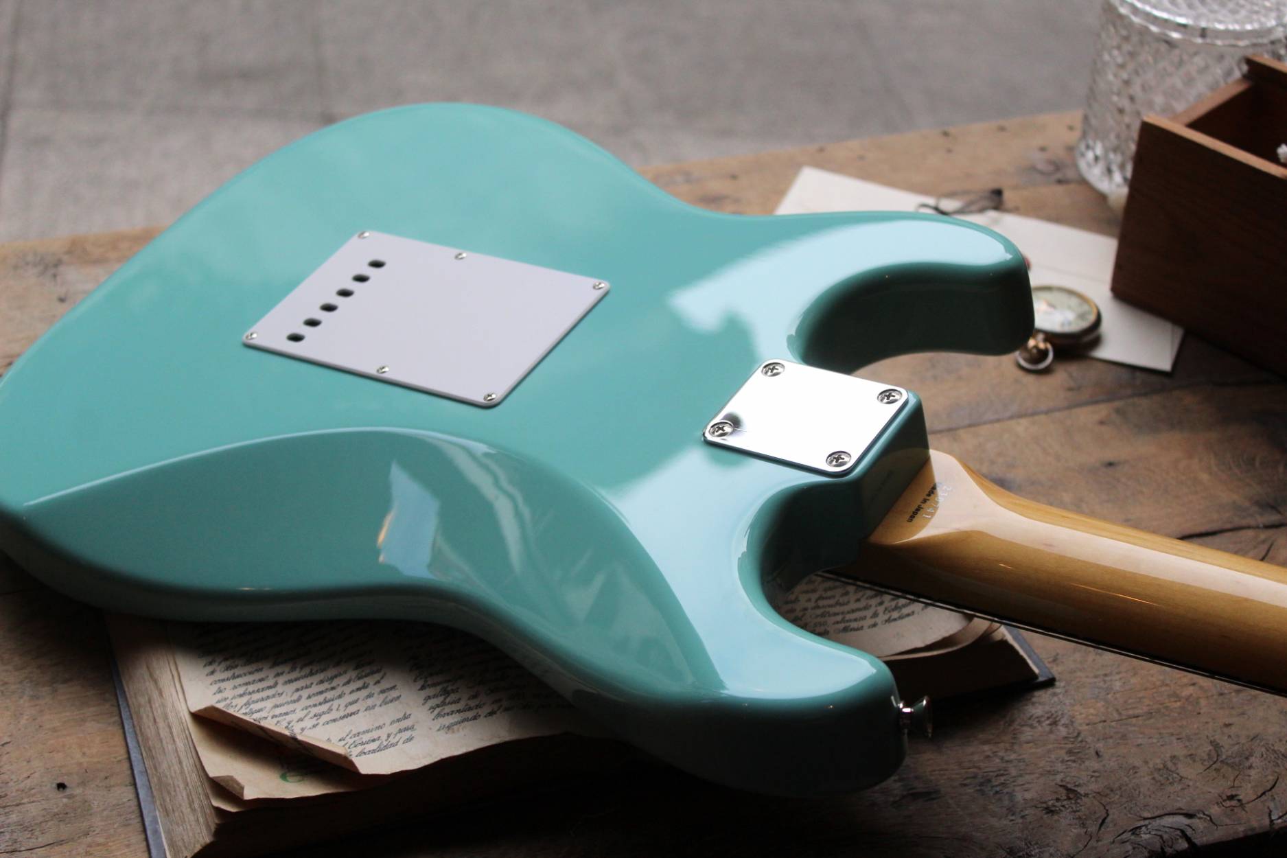 TOKAI TST104 Goldstar Sound MIJ, Sonic Blue with Matching