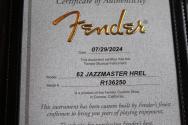 FENDER Custom Shop ´62 Jazzmaster Heavy Relic Maple Neck, Fade Aged Sweet Pea Green HARDCASE, 3, 8 KG